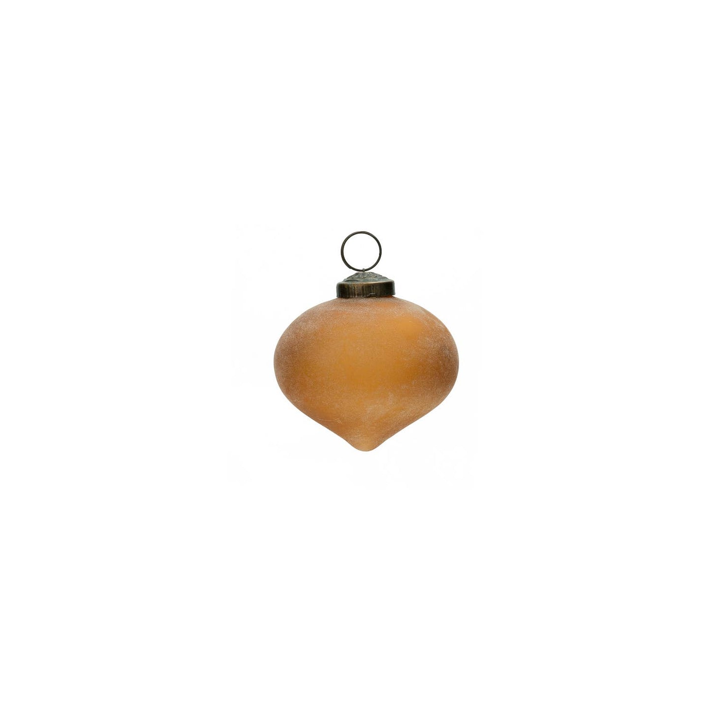Round Finial Ornament, Amber