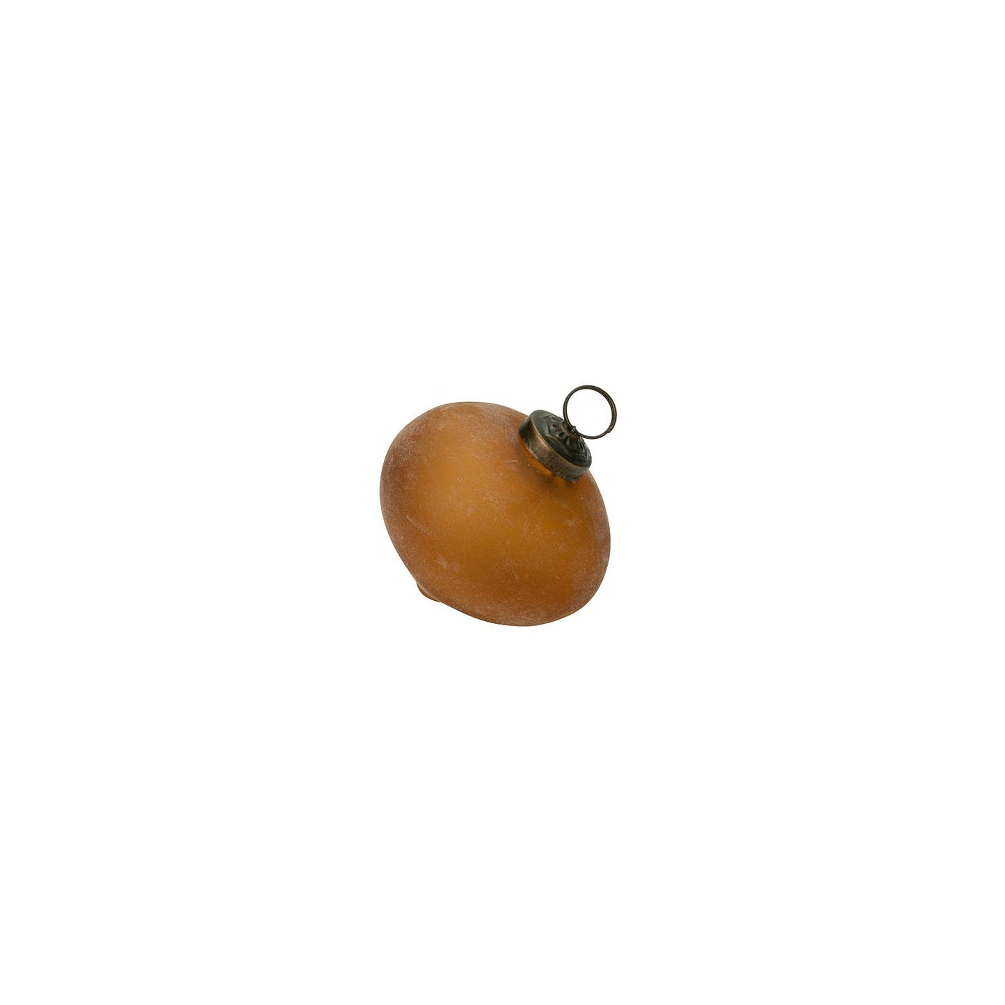 Round Finial Ornament, Amber