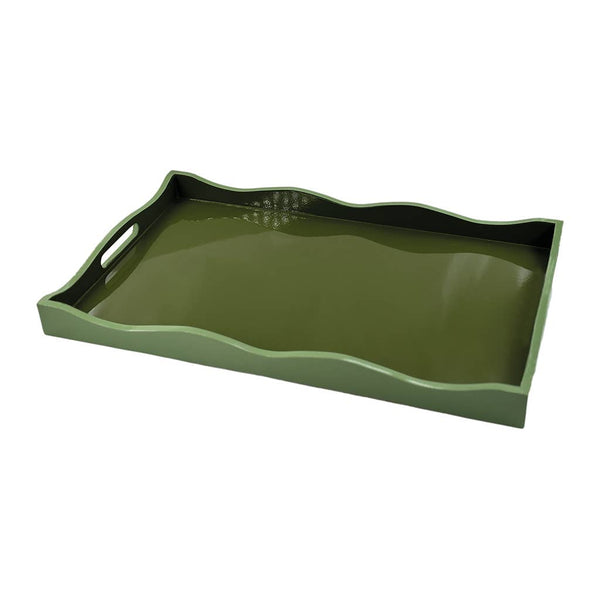 Olive Wavy Tray