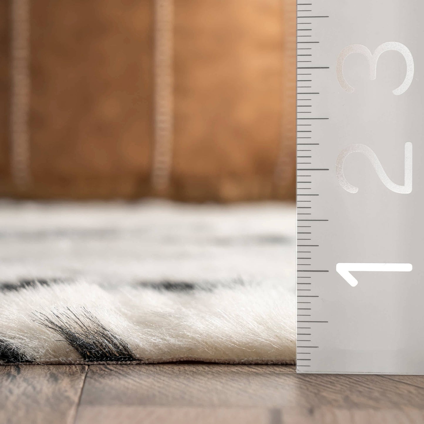 Faux Cowhide Washable Area Rug