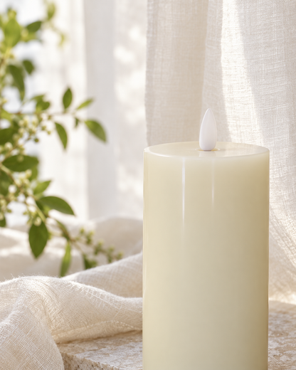Basic Flameless Candle 3" x 6"
