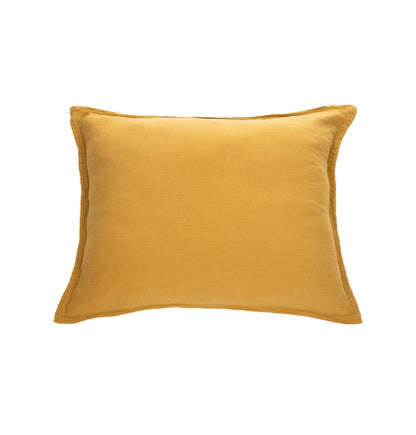 Muslin Yellow Pillow Shams
