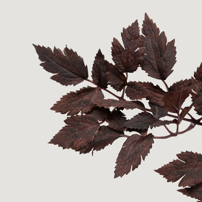 Plum Artificial Cimicifuga Plant Leaves