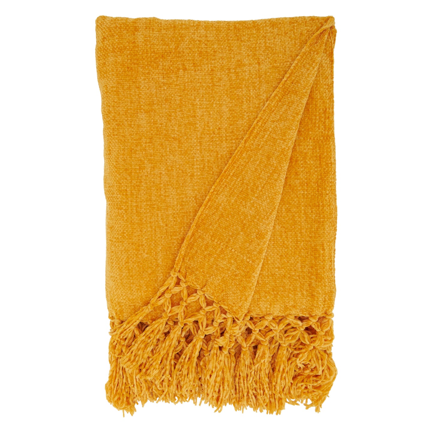 Knotted Chenille Throw