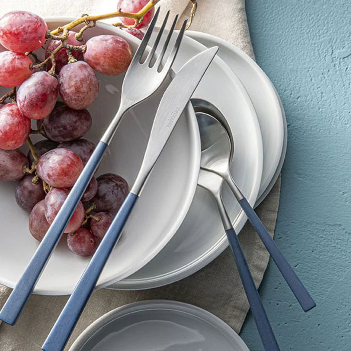 Fuse Color Blue Flatware Set