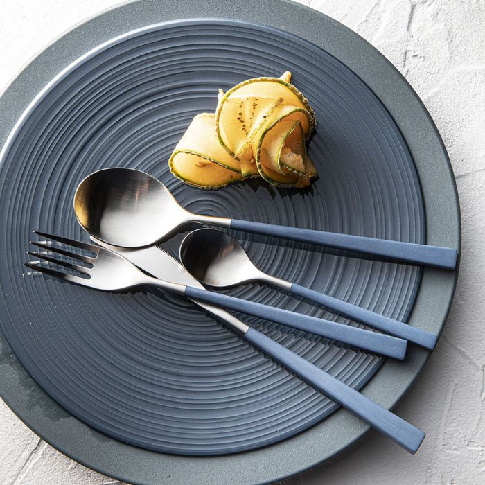 Fuse Color Blue Flatware Set
