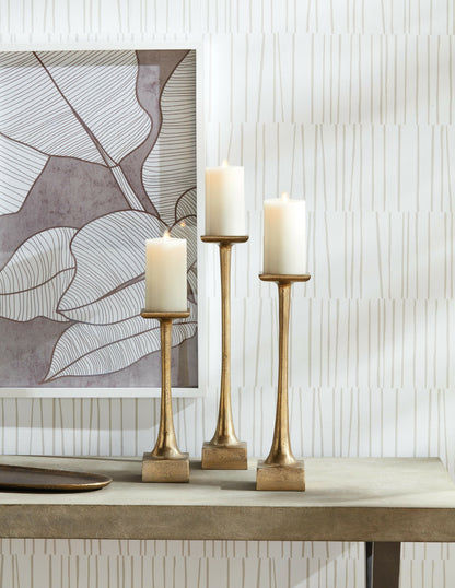 Moving Flame Indoor Pillar, 3.5" x 7"