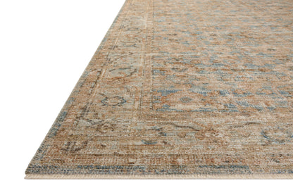 Heritage Ocean/Sand rug by Loloi in a vintage-inspired pattern