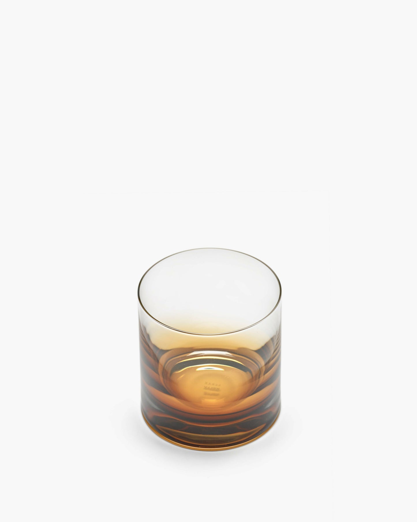 Amber Kelley Wearstler whisky glass with sculptural geometric shape