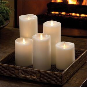 Lightli Moving Flame Indoor Pillar 3" X 4.5"
