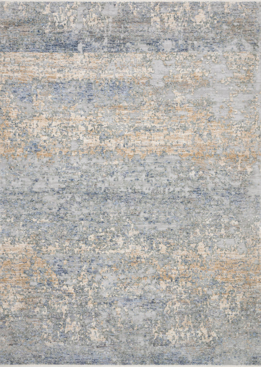 Pandora Blue Gold power-loomed rug by Loloi
