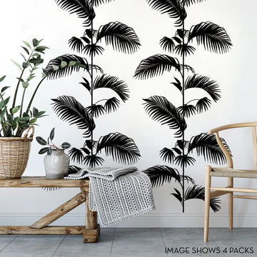 Palm Leaf Stripe Removable Wall Decals