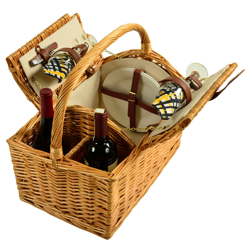 Vineyard Picnic Basket for 2