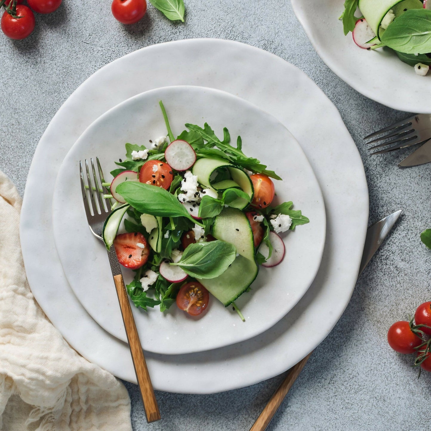 Nature Shape Salad Plates