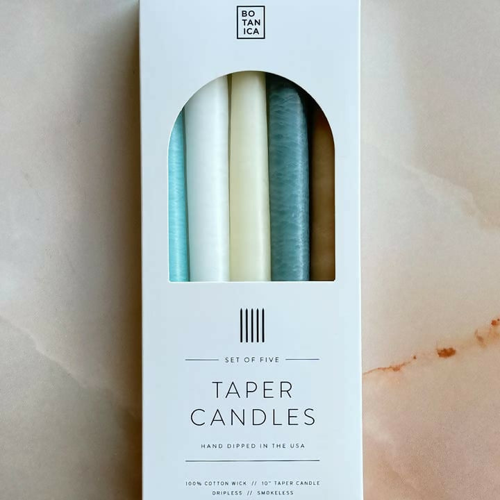 Elemental Zodiac Taper Candles | Water