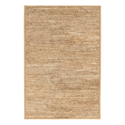 Willa braided woven hemp rug in natural