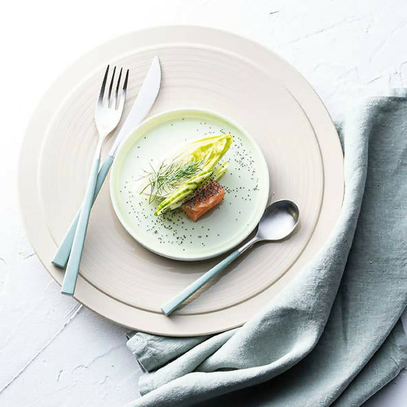 Fuse Flatware, Jade Green